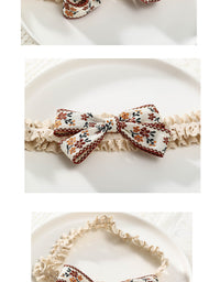 Load image into Gallery viewer, Girls Flower Bow Lace Embroidered Accessories Headwear Wholesale 220620177
