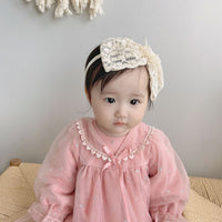 Load image into Gallery viewer, Kid Girls Solid Color Flower Bow Lace Headwear Wholesale 220620187
