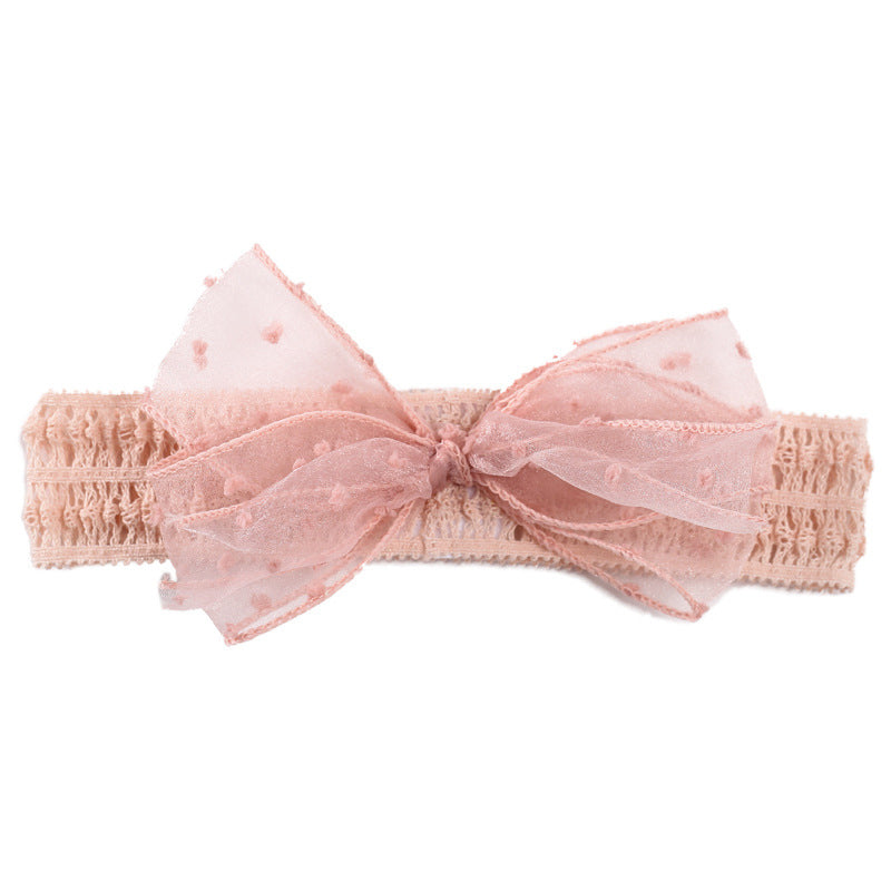 Girls Solid Color Bow Accessories Headwear Wholesale 220620196
