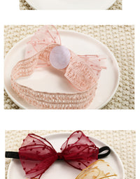 Load image into Gallery viewer, Girls Solid Color Bow Accessories Headwear Wholesale 220620196
