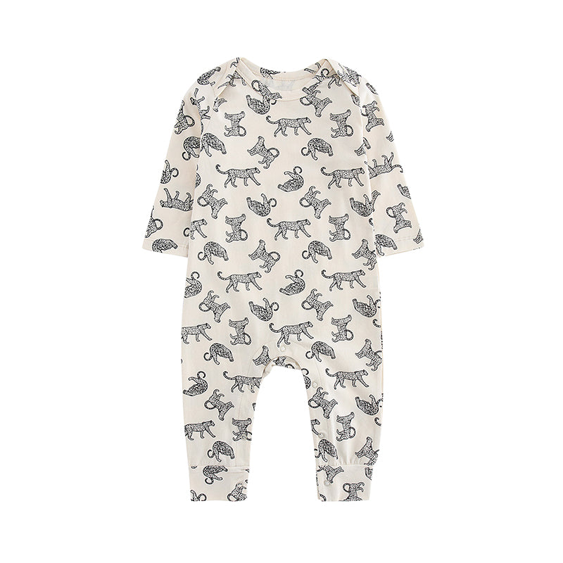 Baby Unisex Animals Print Jumpsuits Wholesale 220620200