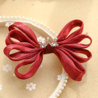 Load image into Gallery viewer, Girls Solid Color Bow Accessories Headwear Wholesale 220620206
