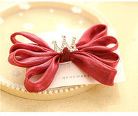 Load image into Gallery viewer, Girls Solid Color Bow Accessories Headwear Wholesale 220620206
