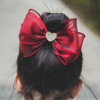 Load image into Gallery viewer, Girls Love heart Bow Accessories Headwear Wholesale 220620215
