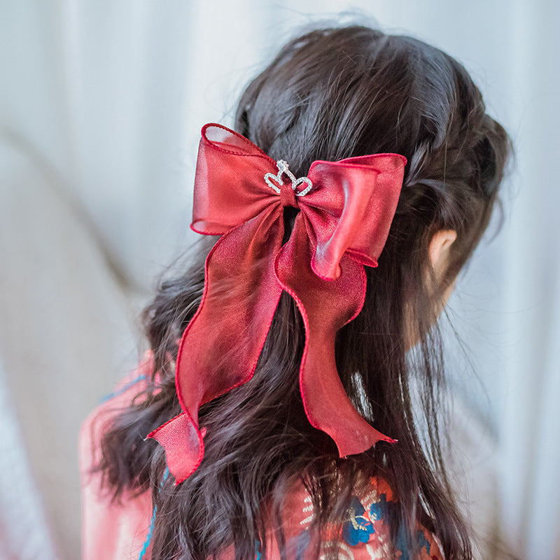 Girls Solid Color Bow Accessories Headwear Wholesale 220620216