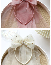 Load image into Gallery viewer, Girls Star Bow Lace Accessories Headwear Wholesale 220620224
