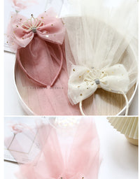 Load image into Gallery viewer, Girls Star Bow Lace Accessories Headwear Wholesale 220620224
