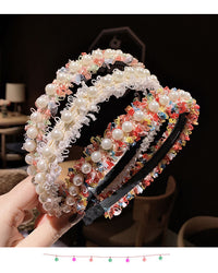 Load image into Gallery viewer, Girls Flower Lace Accessories Headwear Wholesale 220620225
