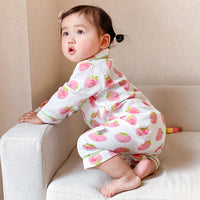 Load image into Gallery viewer, Baby Unisex Fruit Cartoon Print Jumpsuits Wholesale 220620229
