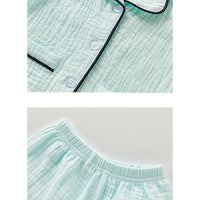 Load image into Gallery viewer, 2 Pieces Set Baby Kid Unisex Striped Tops And Shorts Wholesale 220620246
