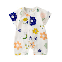 Load image into Gallery viewer, Baby Unisex Flower Fruit Cartoon Print Rompers Wholesale 220620248
