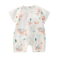 Load image into Gallery viewer, Baby Unisex Flower Fruit Cartoon Print Rompers Wholesale 220620248
