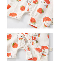 Load image into Gallery viewer, Baby Unisex Flower Fruit Cartoon Print Rompers Wholesale 220620248

