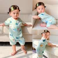 Load image into Gallery viewer, Baby Unisex Flower Fruit Cartoon Print Rompers Wholesale 220620248
