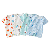 Load image into Gallery viewer, Baby Unisex Flower Fruit Cartoon Print Rompers Wholesale 220620248
