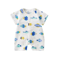Load image into Gallery viewer, Baby Unisex Flower Fruit Cartoon Print Rompers Wholesale 220620248
