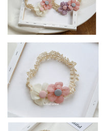 Load image into Gallery viewer, Girls Color-blocking Flower Accessories Headwear Wholesale 220620263
