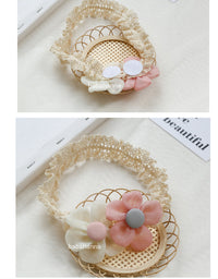 Load image into Gallery viewer, Girls Color-blocking Flower Accessories Headwear Wholesale 220620263
