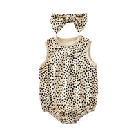 Load image into Gallery viewer, Baby Kid Girls Polka dots Print Rompers Wholesale 220620264
