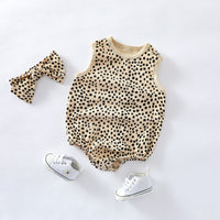 Load image into Gallery viewer, Baby Kid Girls Polka dots Print Rompers Wholesale 220620264
