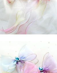 Load image into Gallery viewer, Girls Color-blocking Bow Accessories Headwear Wholesale 220620274
