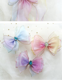 Load image into Gallery viewer, Girls Color-blocking Bow Accessories Headwear Wholesale 220620274

