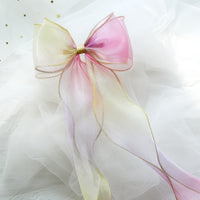 Load image into Gallery viewer, Girls Color-blocking Bow Accessories Headwear Wholesale 220620274
