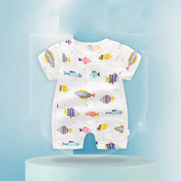Load image into Gallery viewer, Baby Unisex Cartoon Print Casual Rompers Wholesale 220620275
