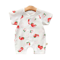 Load image into Gallery viewer, Baby Unisex Fruit Animals Cartoon Print Rompers Wholesale 220620282

