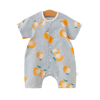Load image into Gallery viewer, Baby Unisex Fruit Animals Cartoon Print Rompers Wholesale 220620282
