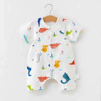 Load image into Gallery viewer, Baby Unisex Fruit Animals Cartoon Print Rompers Wholesale 220620282
