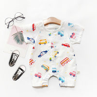 Load image into Gallery viewer, Baby Unisex Fruit Animals Cartoon Print Rompers Wholesale 220620282
