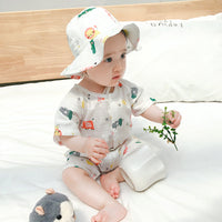 Load image into Gallery viewer, Baby Unisex Fruit Animals Cartoon Print Rompers Wholesale 220620282
