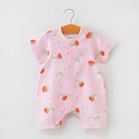 Load image into Gallery viewer, Baby Unisex Fruit Animals Cartoon Print Rompers Wholesale 220620282
