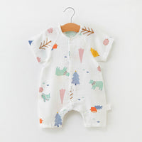 Load image into Gallery viewer, Baby Unisex Fruit Animals Cartoon Print Rompers Wholesale 220620282
