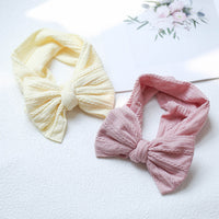Load image into Gallery viewer, Girls Solid Color Bow Accessories Headwear Wholesale 220620288
