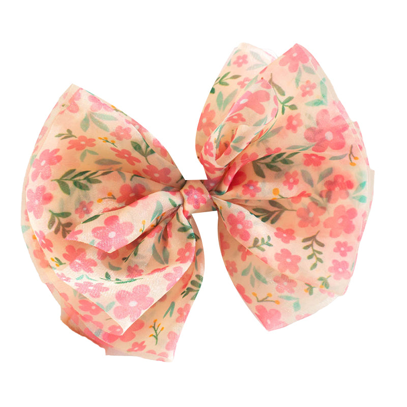 Girls Flower Bow Print Accessories Headwear Wholesale 220620302