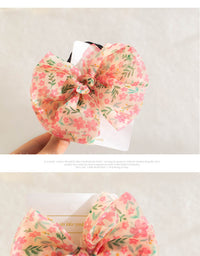 Load image into Gallery viewer, Girls Flower Bow Print Accessories Headwear Wholesale 220620302
