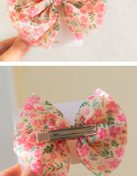 Load image into Gallery viewer, Girls Flower Bow Print Accessories Headwear Wholesale 220620302
