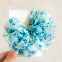 Load image into Gallery viewer, Girls Flower Bow Print Accessories Headwear Wholesale 220620302
