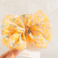 Load image into Gallery viewer, Girls Flower Bow Print Accessories Headwear Wholesale 220620302
