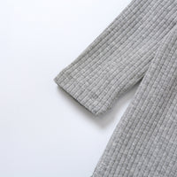 Load image into Gallery viewer, Baby Unisex Solid Color Muslin&amp;Ribbed Rompers Wholesale 220620305
