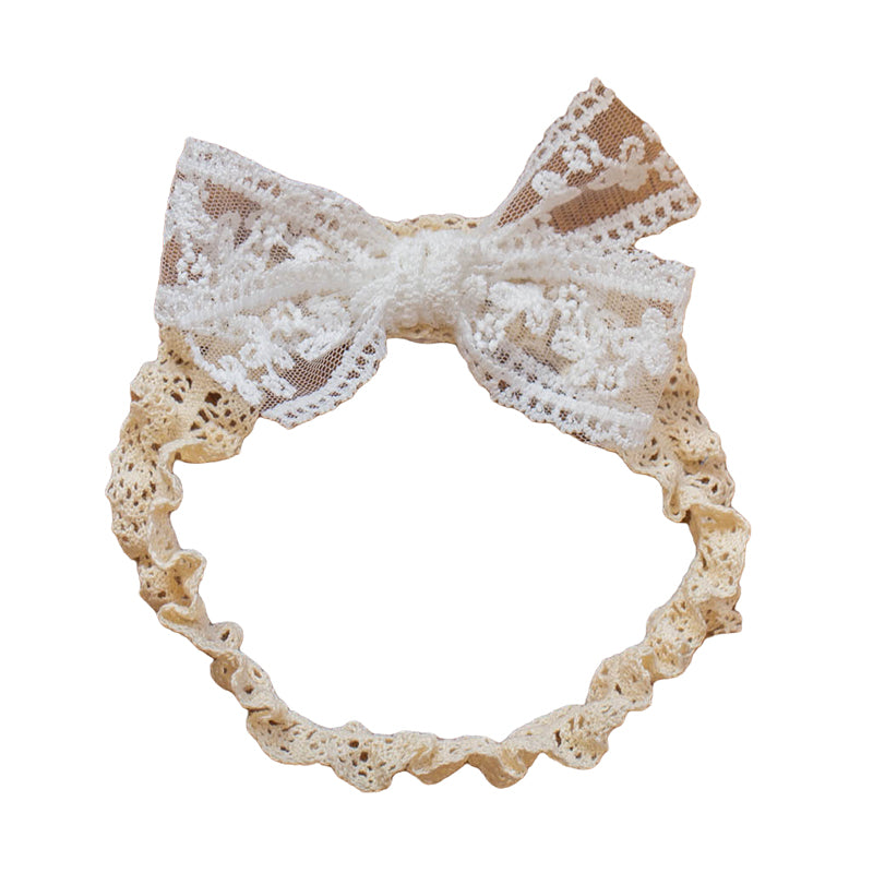 Girls Bow Lace Accessories Headwear Wholesale 220620309