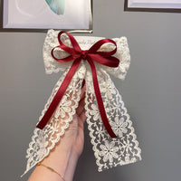 Load image into Gallery viewer, Girls Bow Lace Accessories Headwear Wholesale 220620311
