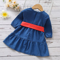 Load image into Gallery viewer, Baby Kid Girls Solid Color Dresses Wholesale 220620352
