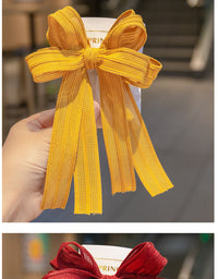 Load image into Gallery viewer, Girls Solid Color Bow Accessories Headwear Wholesale 220620435
