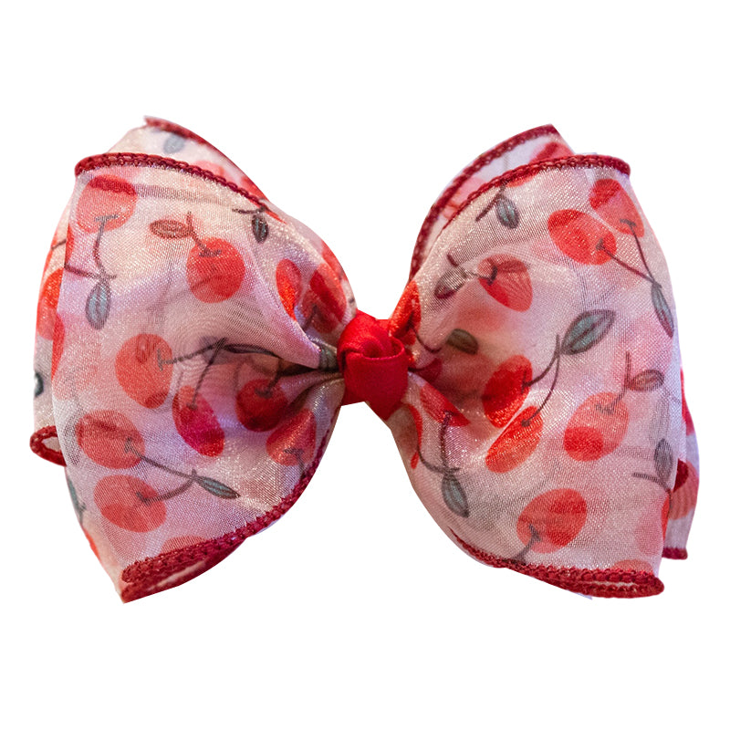 Girls Fruit Bow Print Accessories Headwear Wholesale 220620450