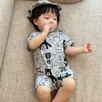 Load image into Gallery viewer, Baby Unisex Cartoon Print Jumpsuits Wholesale 220620463
