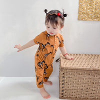Load image into Gallery viewer, Baby Unisex Animals Print Jumpsuits Wholesale 220620473

