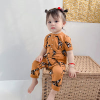 Load image into Gallery viewer, Baby Unisex Animals Print Jumpsuits Wholesale 220620473
